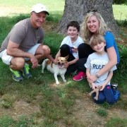 Maggie and family on adoption day